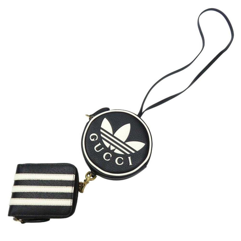 Unused Gucci x adidas Originals Mini Neck Pouch, Multi-Purpose Wallet/Coin Ca... - Picture 7 of 10